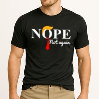 Nope Not Again Funny Trump Cooling Performance Crew T-Shirt
