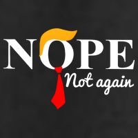 Nope Not Again Funny Trump Adult Drive Performance Visor
