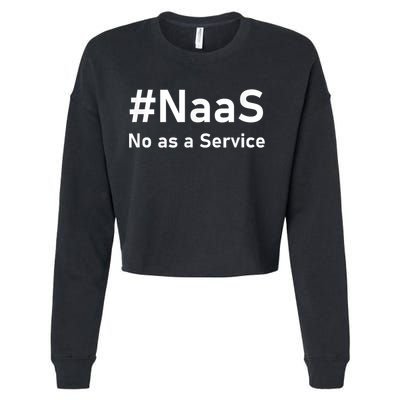 Naas No As A Service Cropped Pullover Crew