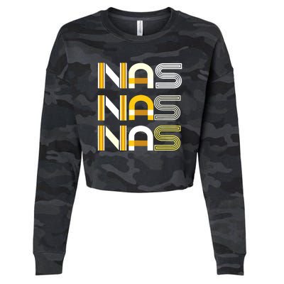 Nas Cropped Pullover Crew