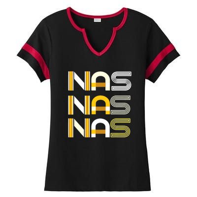 Nas Ladies Halftime Notch Neck Tee