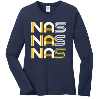 Nas Ladies Long Sleeve Shirt