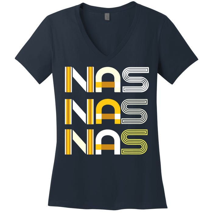 Nas Women's V-Neck T-Shirt