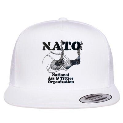 N.A.T.0 National Ass And Tities Organization Funny Joke Flatbill Hat