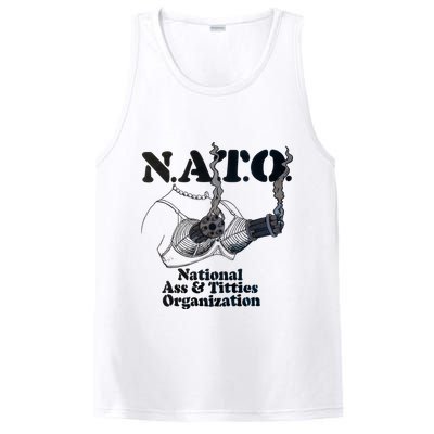 N.A.T.0 National Ass And Tities Organization Funny Joke PosiCharge Competitor Tank