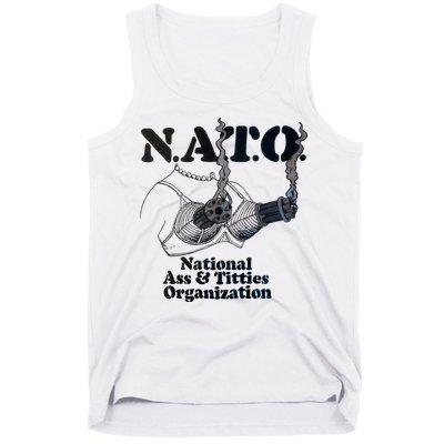 N.A.T.0 National Ass And Tities Organization Funny Joke Tank Top