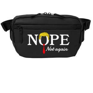 Nope Not Again Funny Sarcastic Trump Statet Usa Humor Usa Cute Gift Crossbody Pack