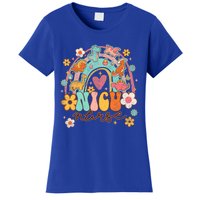 Nicu Nurse Animal Dinosaur Nurse Appreciation Groovy Rainbow Gift Women's T-Shirt