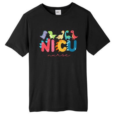 NICU Nurse Animal, Nurse Appreciation, Nicu Nurse Dinosaur Tall Fusion ChromaSoft Performance T-Shirt