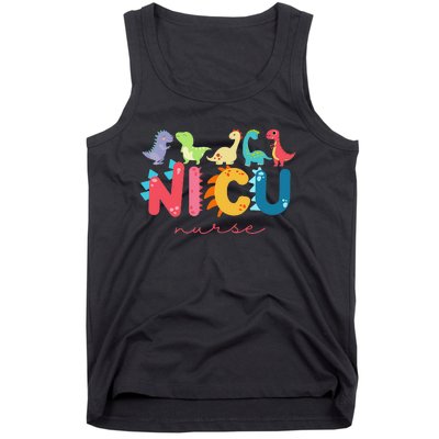 NICU Nurse Animal, Nurse Appreciation, Nicu Nurse Dinosaur Tank Top