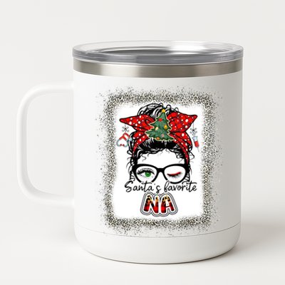 Na Nursing Assistant Christmas Nursing Assistant Elf Er Stna Gift 12 oz Stainless Steel Tumbler Cup