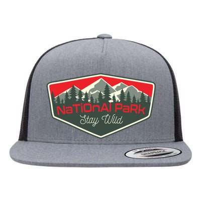 National Park Yellowstone Flat Bill Trucker Hat