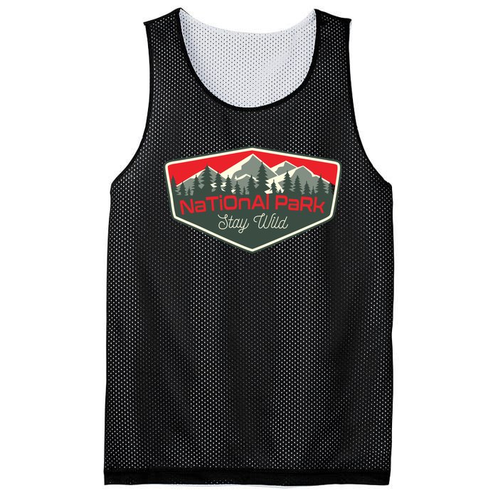 National Park Yellowstone Mesh Reversible Basketball Jersey Tank