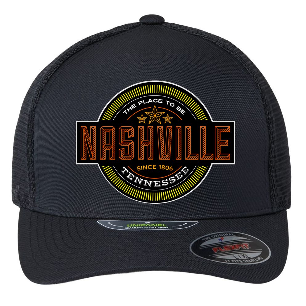 Nashville Flexfit Unipanel Trucker Cap