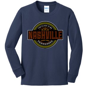 Nashville Kids Long Sleeve Shirt