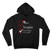 Nice Naughty An Attempt Was Made Christmas List Hoodie