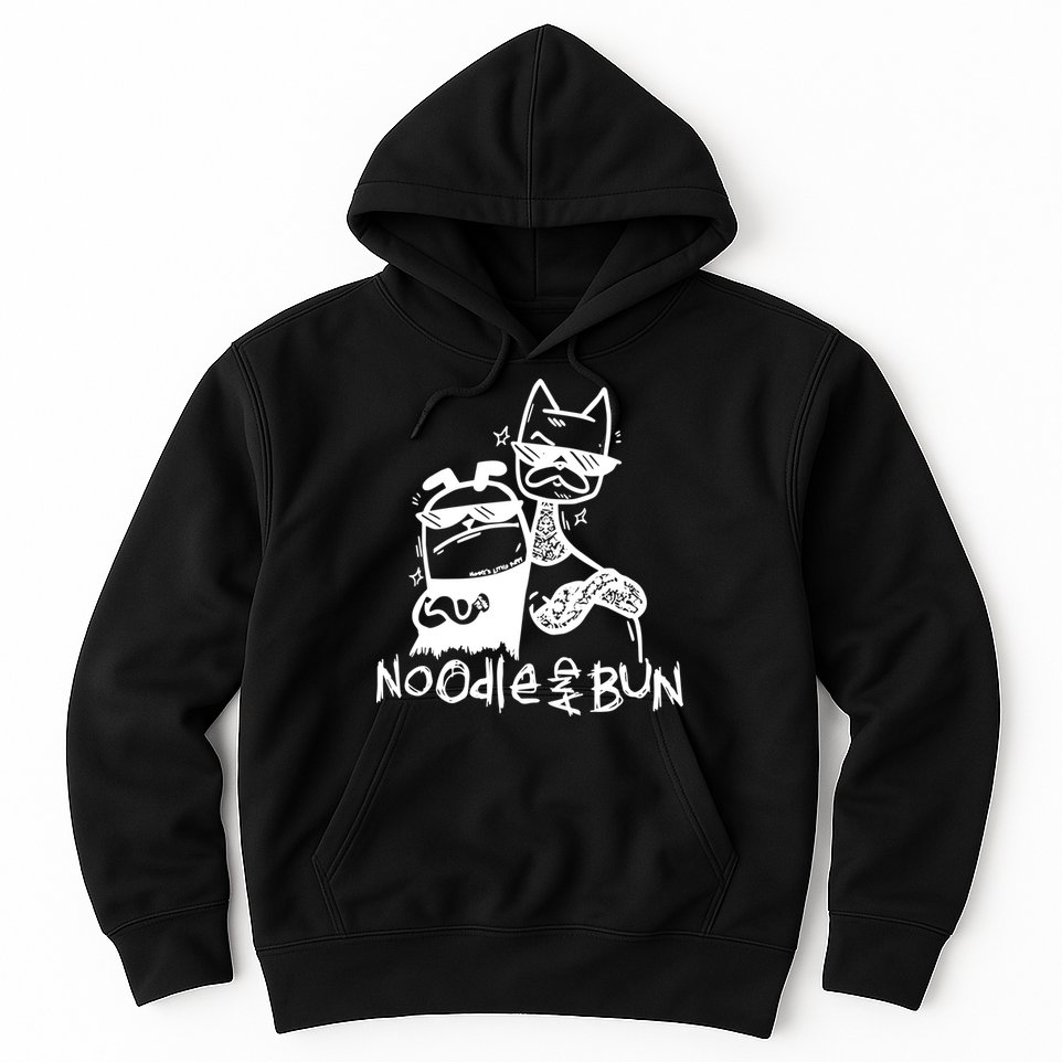 Noodleandbun Noodle And Bun The Duo Hoodie