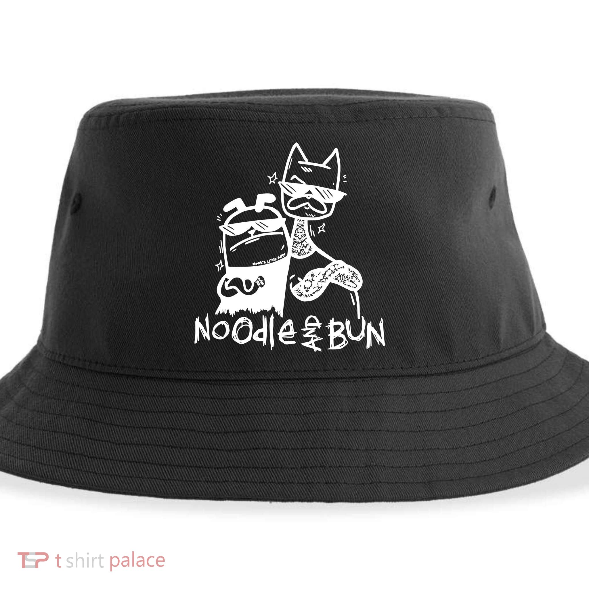 Noodleandbun Noodle And Bun The Duo Sustainable Bucket Hat