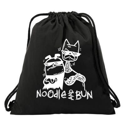 Noodleandbun Noodle And Bun The Duo Drawstring Bag