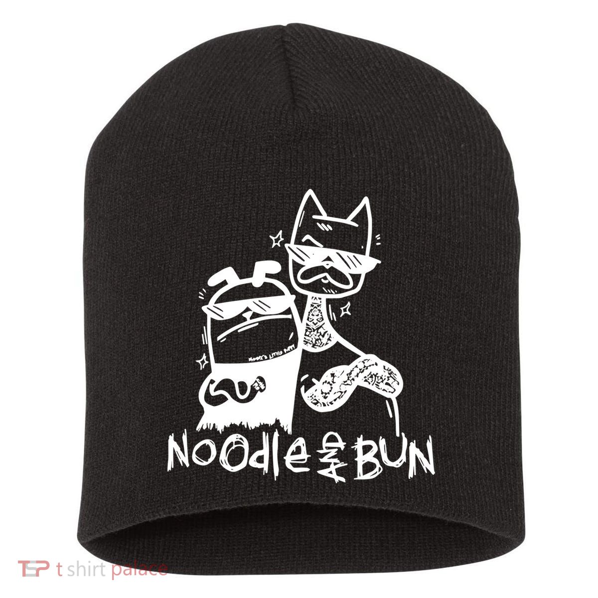 Noodleandbun Noodle And Bun The Duo Short Acrylic Beanie