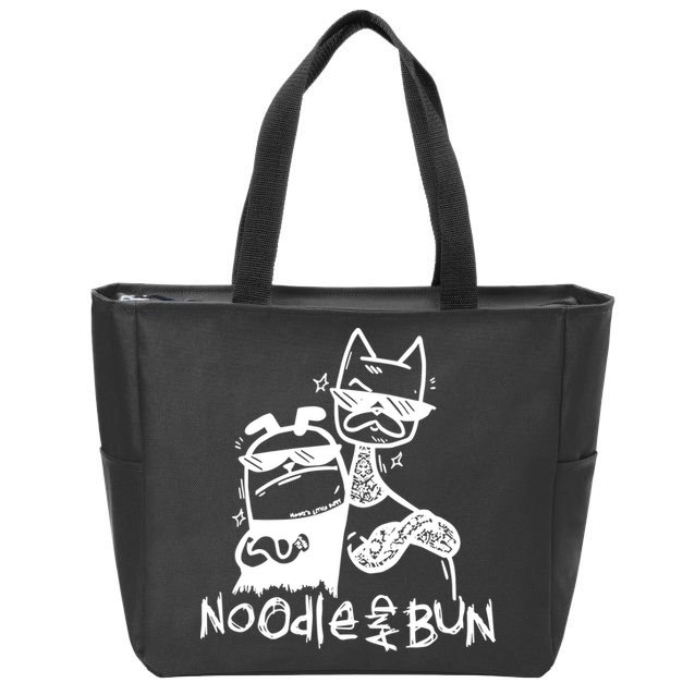 Noodleandbun Noodle And Bun The Duo Zip Tote Bag