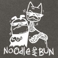 Noodleandbun Noodle And Bun The Duo Cotton Canvas Backpack