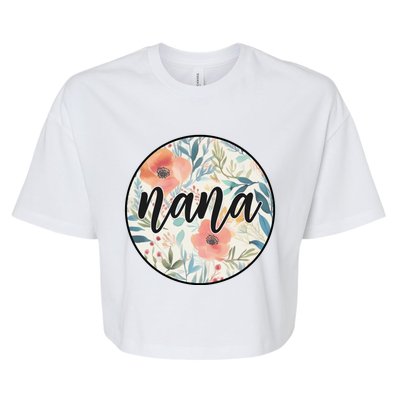 Nana Bella+Canvas Jersey Crop Tee