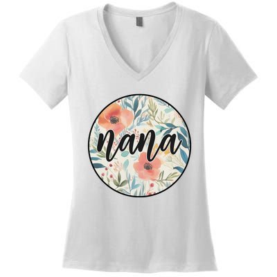 Nana Women's V-Neck T-Shirt