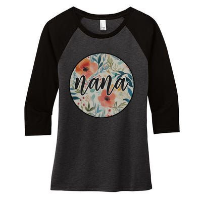 Nana Women's Tri-Blend 3/4-Sleeve Raglan Shirt