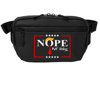 Nope Not Again Funny Sarcastic Trump Statement Usa Humor Usa Crossbody Pack