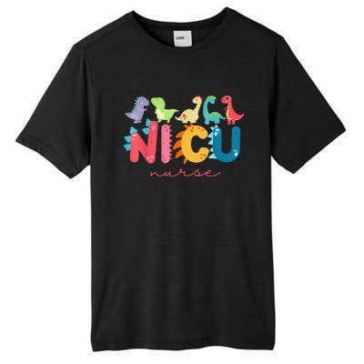 NICU Nurse Animal Nurse Appreciation Nicu Nurse Dinosaur Tall Fusion ChromaSoft Performance T-Shirt