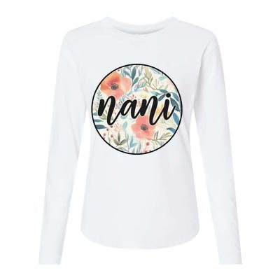 Nani Womens Cotton Relaxed Long Sleeve T-Shirt