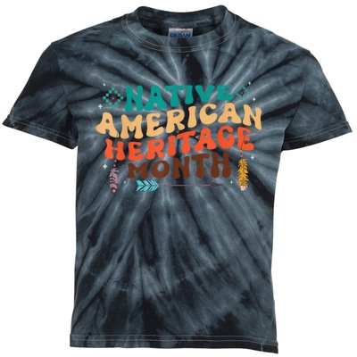 National Native American Heritage Month Indigenous Kids Tie-Dye T-Shirt