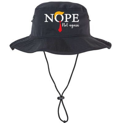 Nope Not Again Funny Trump Biden Democrat Usa Election 2024 Legacy Cool Fit Booney Bucket Hat