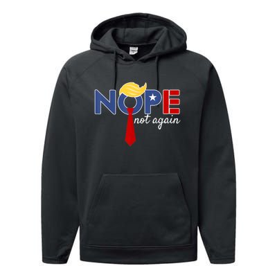 Nope Not Again Performance Fleece Hoodie