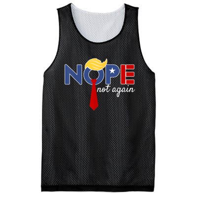 Nope Not Again Mesh Reversible Basketball Jersey Tank