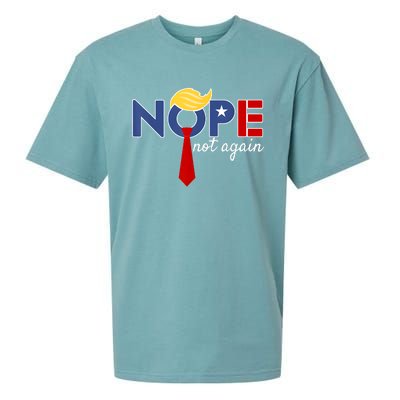 Nope Not Again Sueded Cloud Jersey T-Shirt