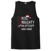 Nice Naughty An Attempt Was Made Christmas List PosiCharge Competitor Tank