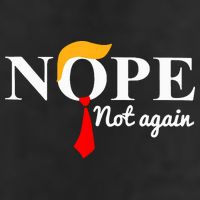 Nope Not Again Funny Trump Adult Drive Performance Visor