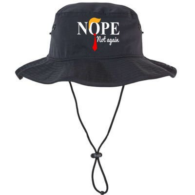 Nope Not Again Funny Trump Bucket Hat