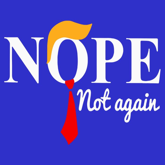 Nope Not Again Funny Trump Premium T-Shirt