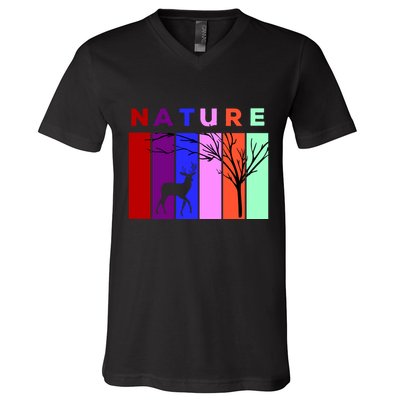 Nature V-Neck T-Shirt