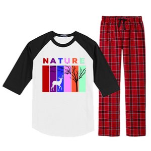 Nature Raglan Sleeve Pajama Set