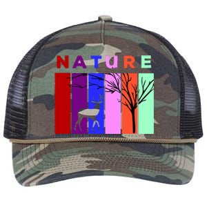 Nature Retro Rope Trucker Hat Cap