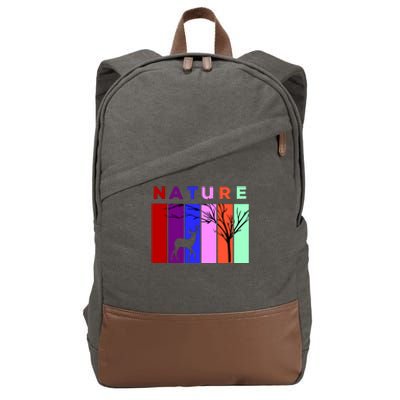 Nature Cotton Canvas Backpack