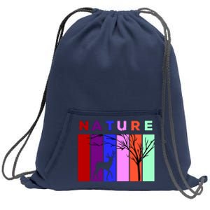 Nature Sweatshirt Cinch Pack Bag