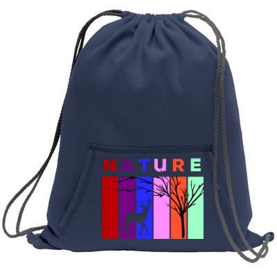 Nature Sweatshirt Cinch Pack Bag