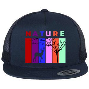 Nature Flat Bill Trucker Hat