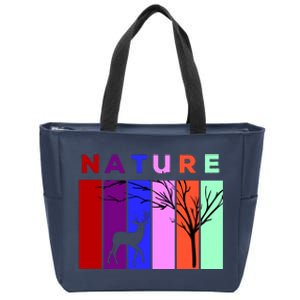 Nature Zip Tote Bag