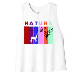 Nature Women's Racerback Cropped Tank